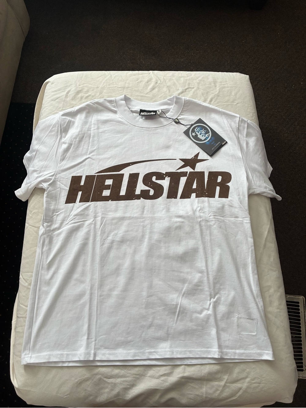 Helstar Men’s White Short Sleeve Logo Tee